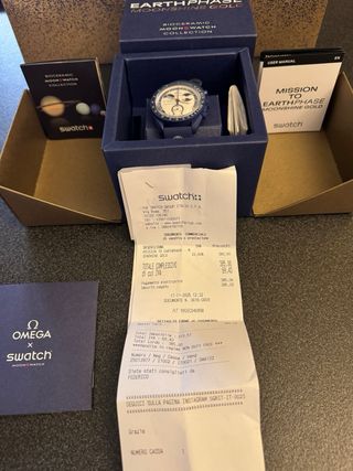 Swatch Moonshine Gold Bioceramic