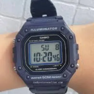 Reloj Casio Digital W-218H-2AV Azul