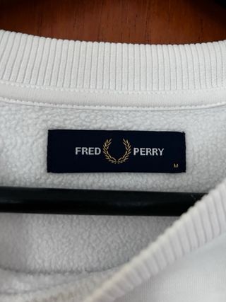 Sudadera Fred Perry Blanca