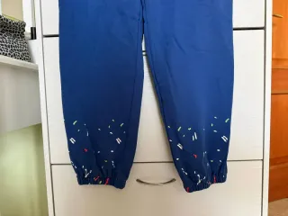 Pantaloni tuta blu taglia M