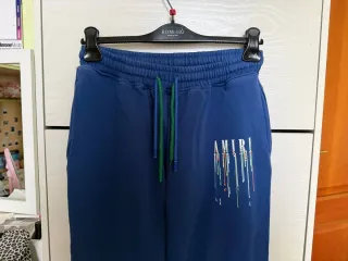 Pantaloni tuta blu taglia M