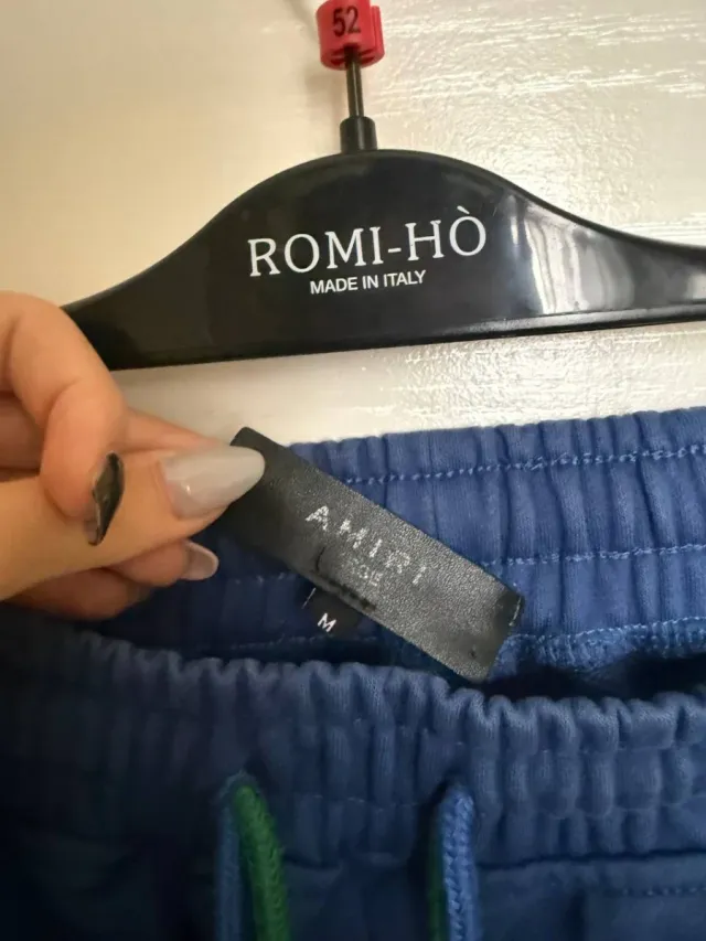 Pantaloni tuta blu taglia M