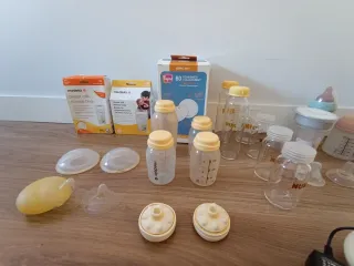 Sacaleches Medela Doble + Accesorios