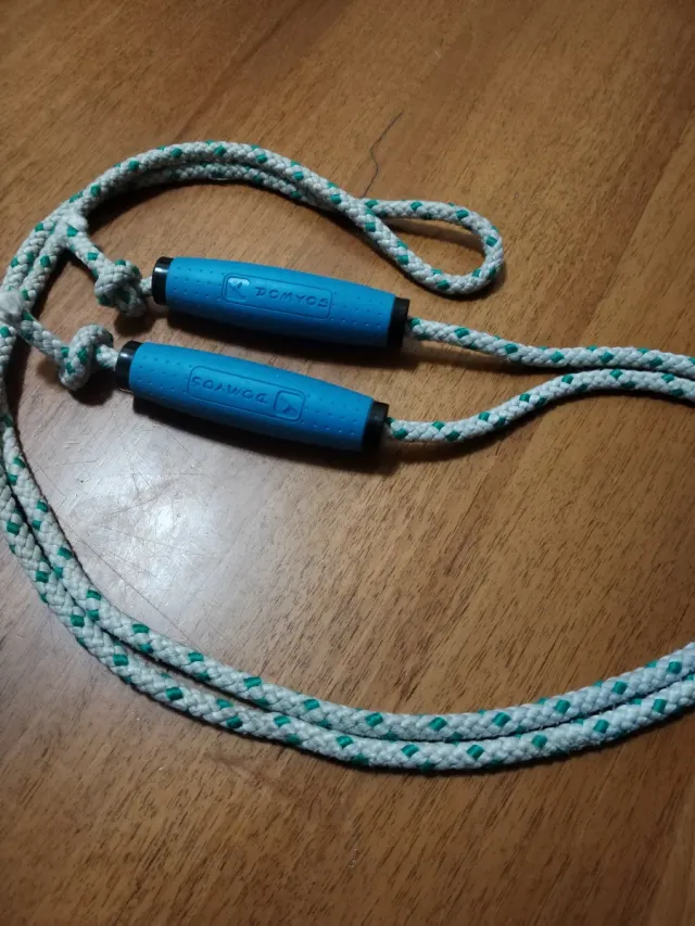 Corda per saltare Domyos blu