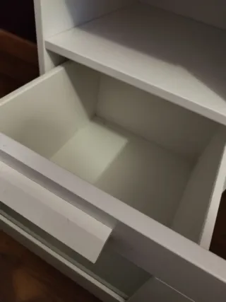 2 Mesitas de Noche Blancas