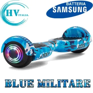 Hoverboard Blu Militare Samsung Batteria