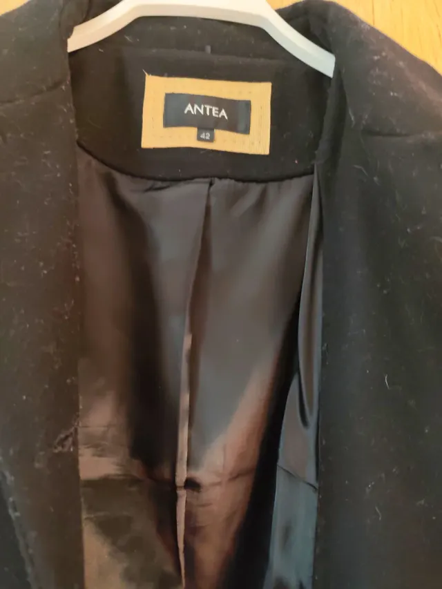 Abrigo de paño ANITA negro talla M