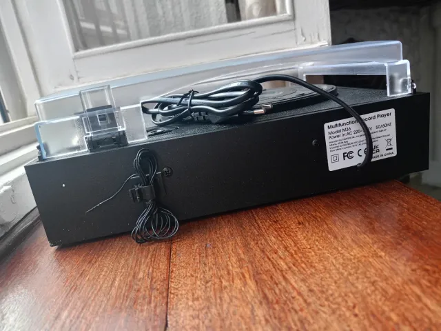 Giradischi Nero e Argento