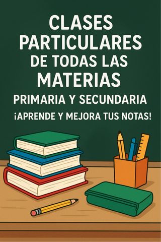 Clases particulares para primaria y secundaria