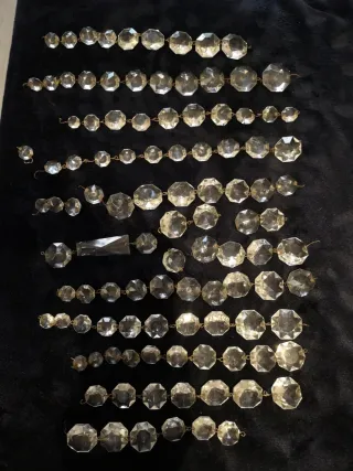 Cristalli di vetro per lampadari