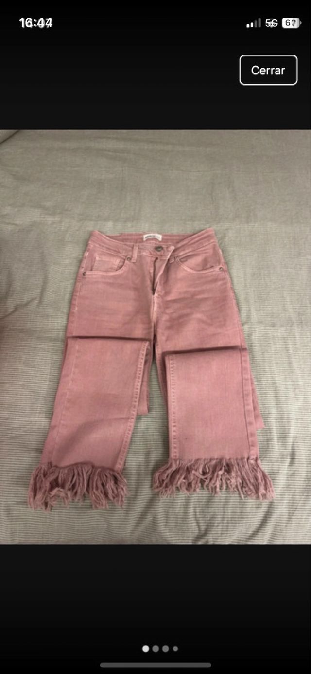 Pantalones Brownie con flecos