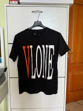 Maglietta Oversize V Logo Arancione Nera Taglia S