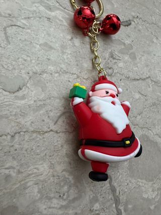 Portachiavi Babbo Natale con campane
