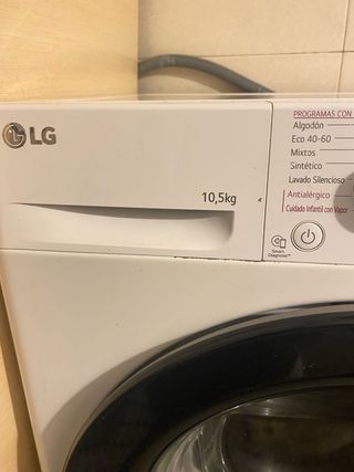 Lavadora LG 10,5 kg