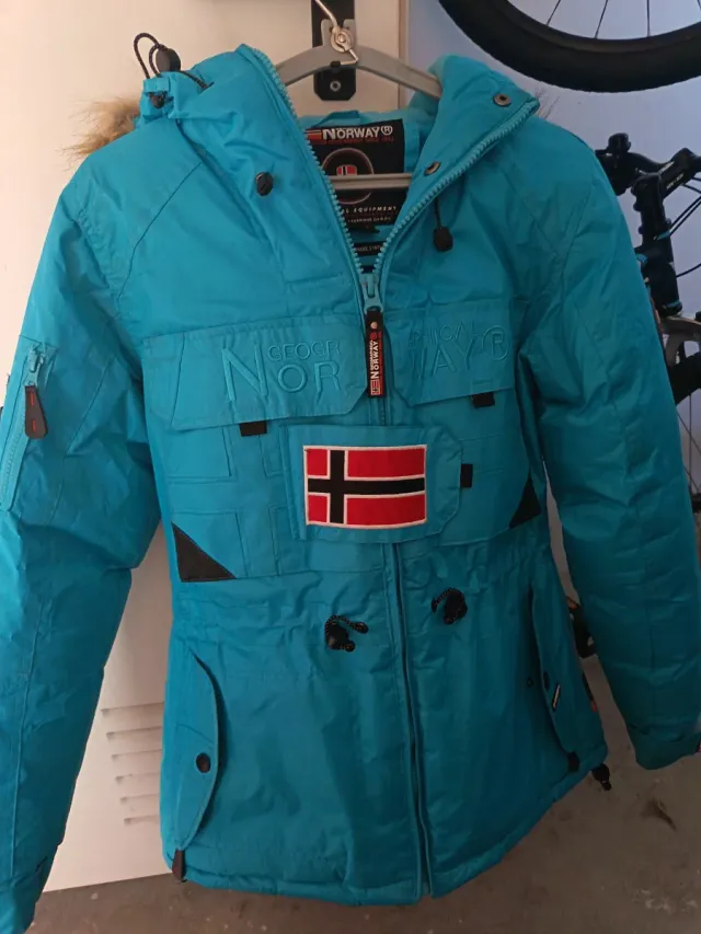 Abrigo Geographical Norway Azul Talla S