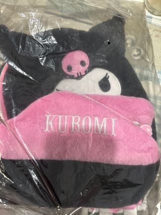 Mochila Kuromi Negra y Rosa
