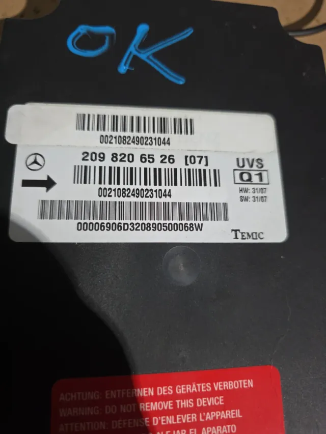 Centralita Capota CLK W209 2098206526