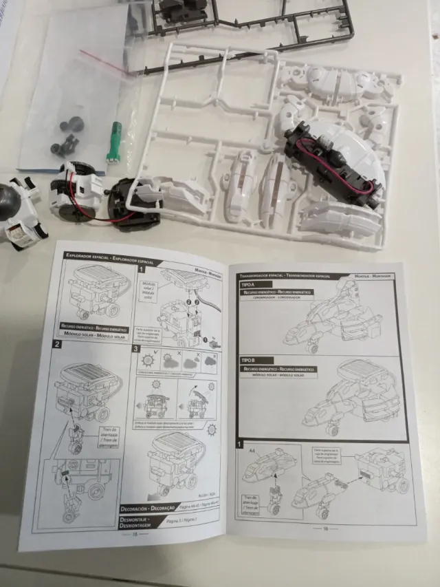 Juguete Construcción Flota Espacial 7 en 1