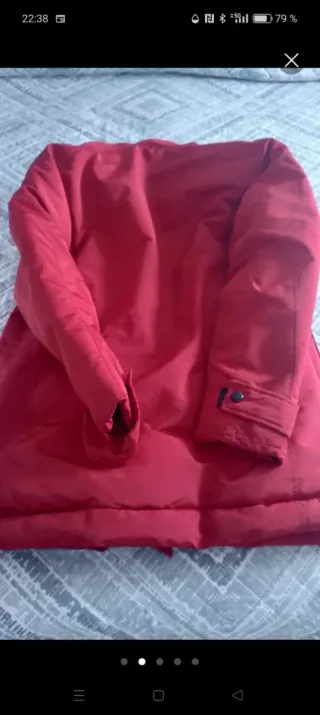 Parka Zara Talla M Roja