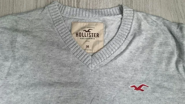 Jersey Hollister Gris Talla M