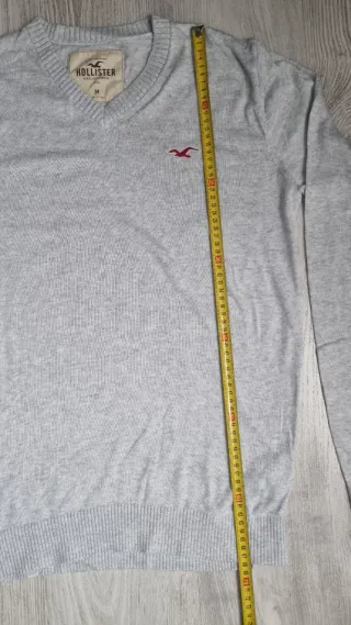 Jersey Hollister Gris Talla M
