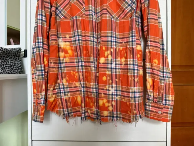 Camicia AMIRI Flanella Arancione Taglia M