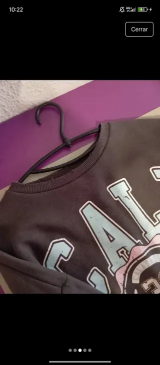 Sudadera corta Cali Primark Talla S