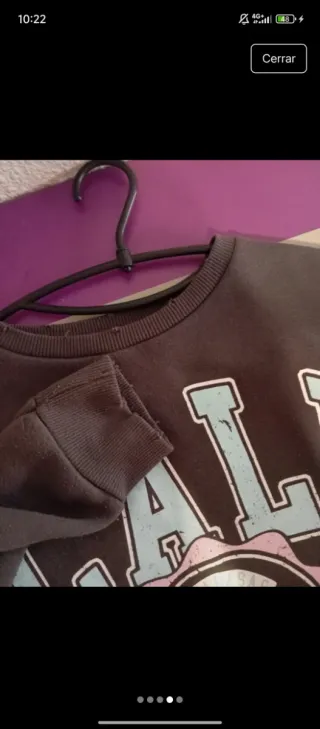 Sudadera corta Cali Primark Talla S