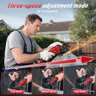 Amoladora Angular 21V Inalámbrica