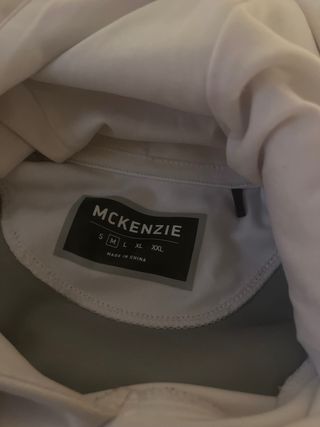 Sudadera McKenzie Blanca y Gris