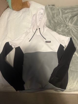 Sudadera McKenzie Blanca y Gris