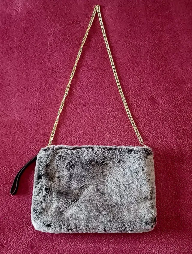 Borsa Molly Bracken Borsetta Pelliccia Sintetica