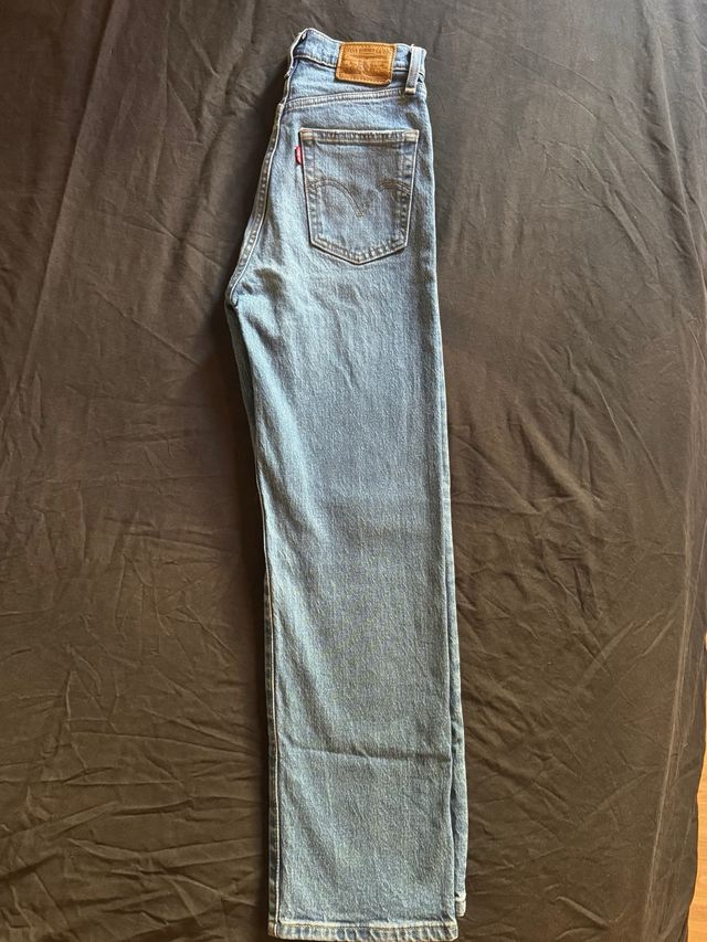 Levi's Ribcage Straight Azules