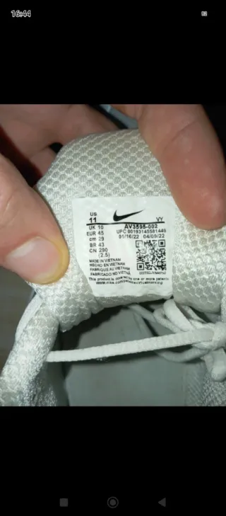 Nike Shox TL Blancas 45