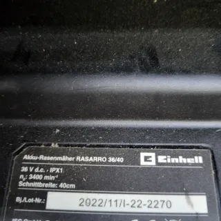 Cortacésped  Einhell Professional Cordless 36/40