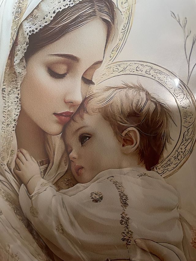 Cuadro Virgen y Niño Jesus