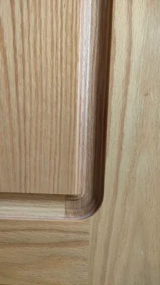 Puerta de interior de roble macizo