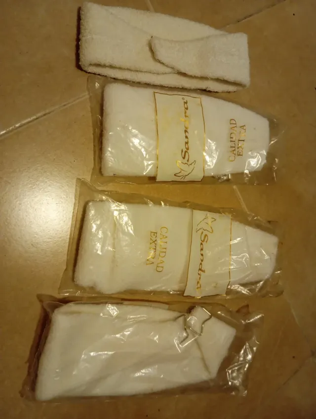 Turbante facial Sandra blanco