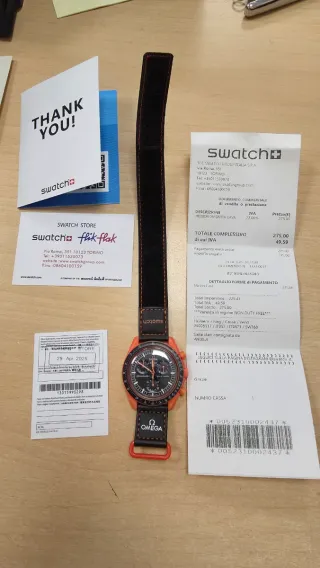 Swatch x Omega Mission on Earth Lava