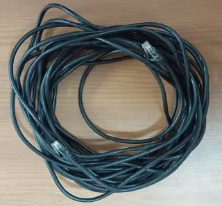 7 Cables Ethernet conectores RJ45 1- 20m Cat. 5e