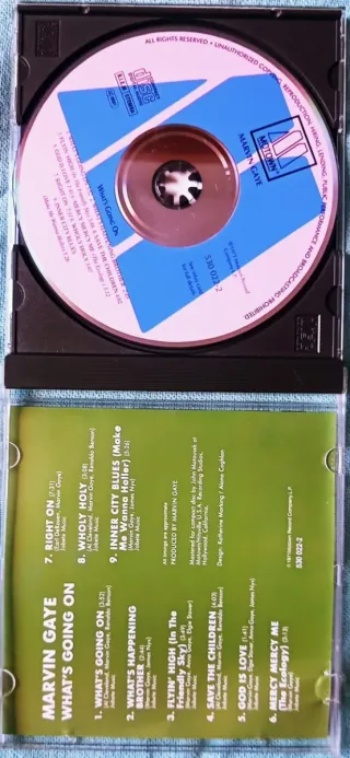 Marvin Gaye What's Going On R&B Soul cd