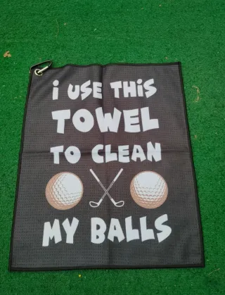 Toalla de golf My Balls