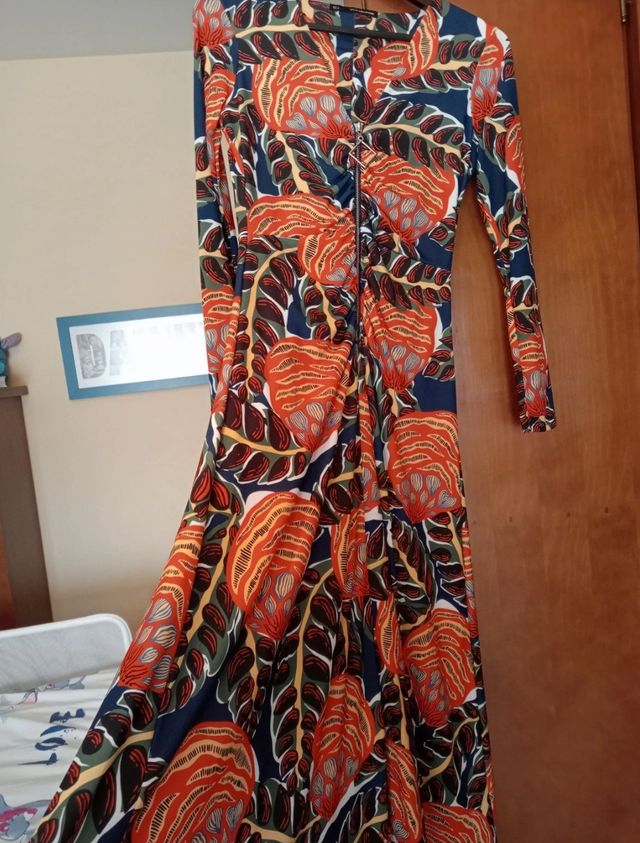 Vestido Sfera estampado