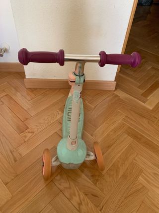 Patinete 3 ruedas Decathlon con luces