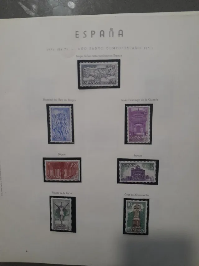 Sellos España 1971 Año Completo