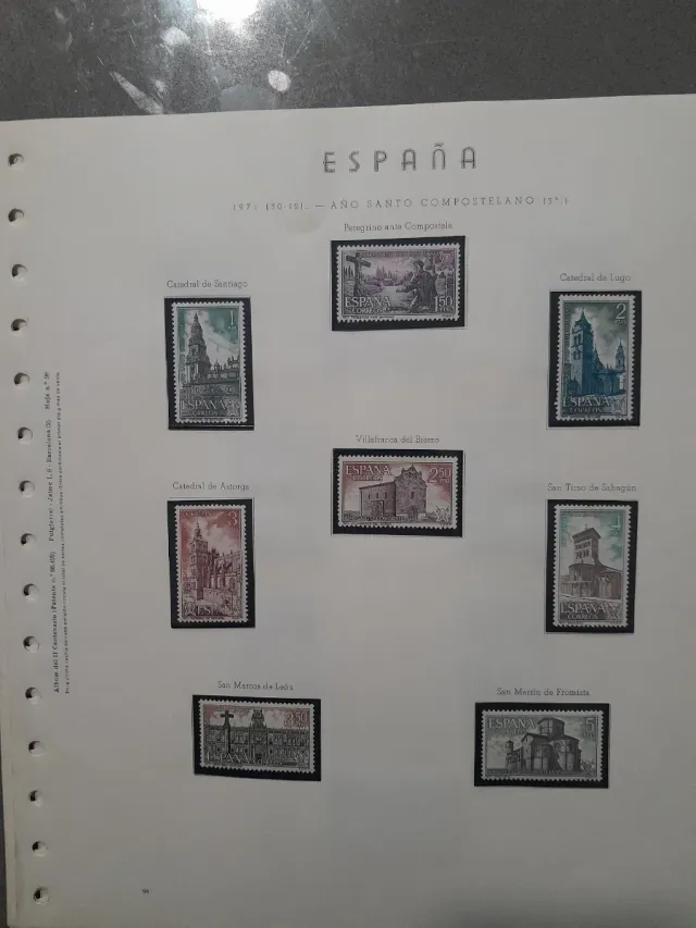 Sellos España 1971 Año Completo