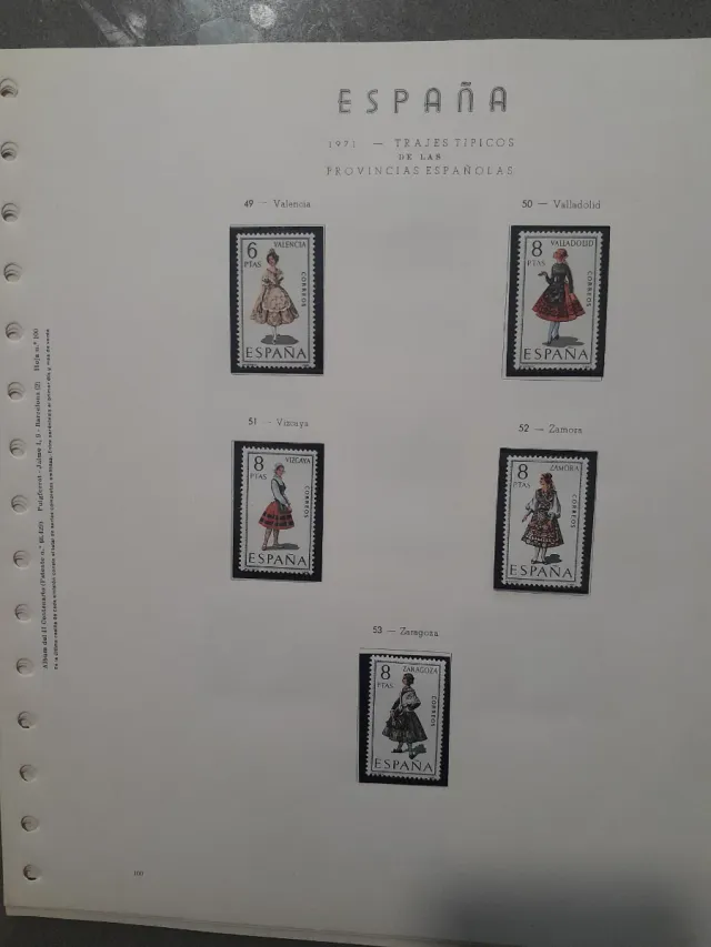 Sellos España 1971 Año Completo