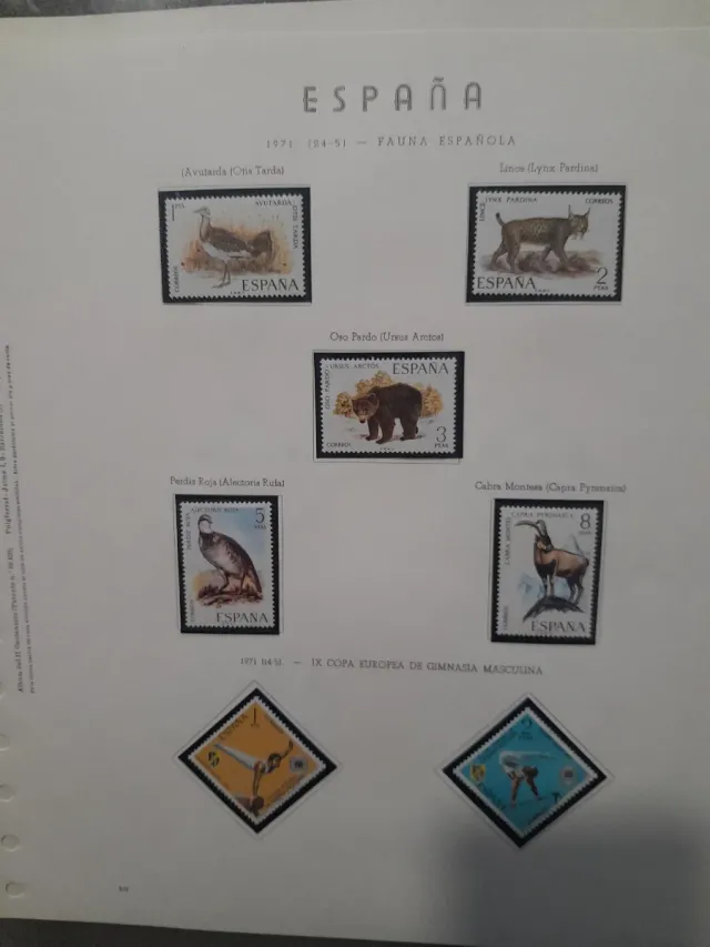 Sellos España 1971 Año Completo