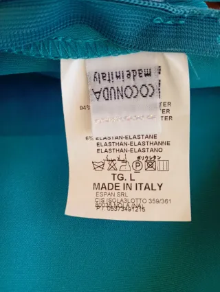 Scamiciato donna turchese con bottoni