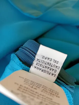 Scamiciato donna turchese con bottoni